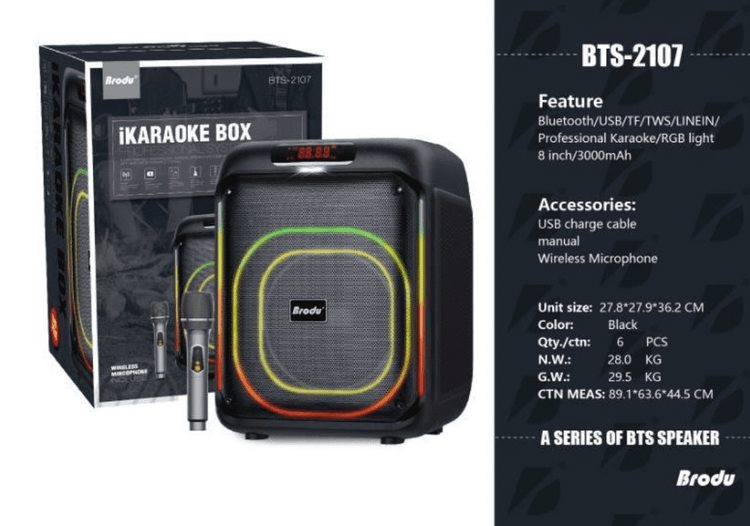 اسپیکر بلوتوثی قابل حمل BTS-2107